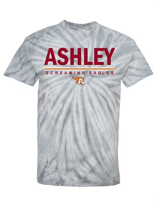 Ashley High School Silver Tie Dye T-Shirt - Orders due Friday, September 15, 2023